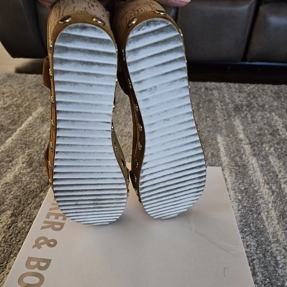 Bleecker & Bond Rosa Platform Wedge Sandal Open Toe Buckle Strap Women's - Picture 5 of 7